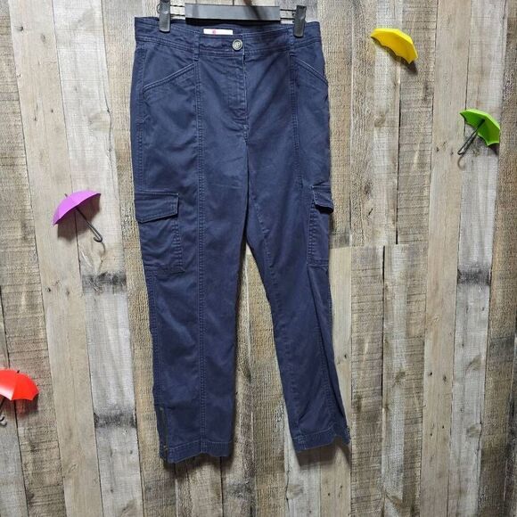Boden Navy Walberswick Cargo Trousers - Picture 2 of 6